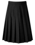 Banner Knife Pleat Skirt - Black