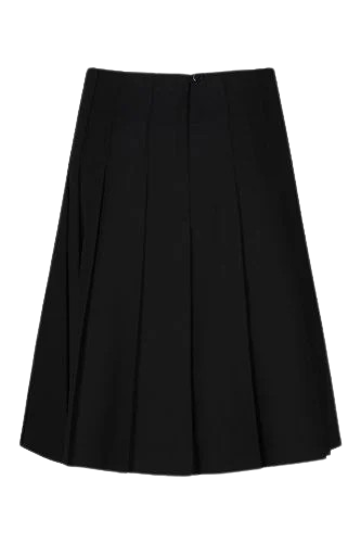 Trutex Senior Stitch Down Pleat Skirt Black