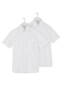 Trutex Boys SS School Shirts - Twin Pack